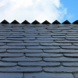 slate (stone) roofing